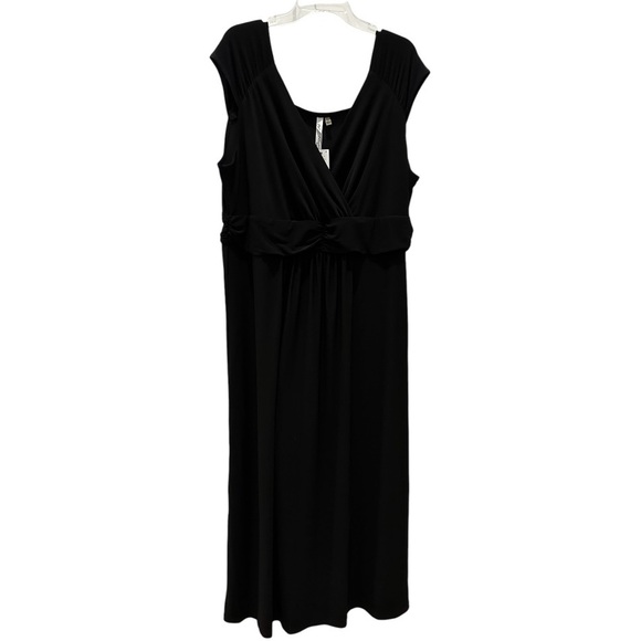 NY Collection Black Maxi Dress - Picture 1 of 6